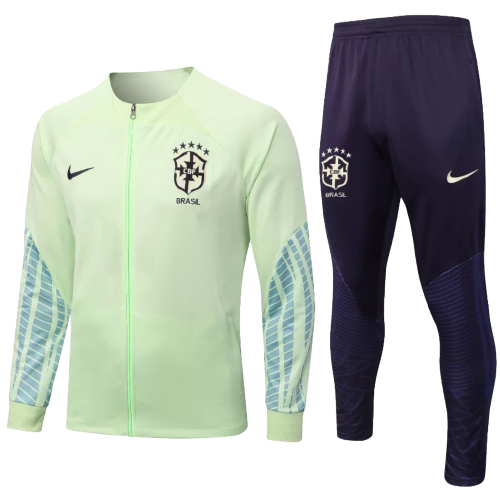 Agasalho de Viagem Seleção Brasil - Masculino - Verde e Azul