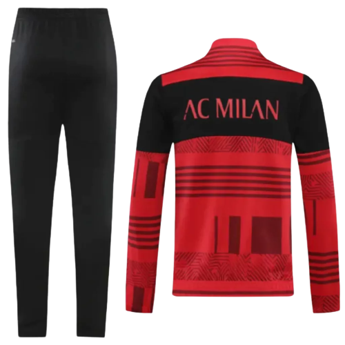 Agasalho de Viagem Milan - Masculina - Preto e Vermelho